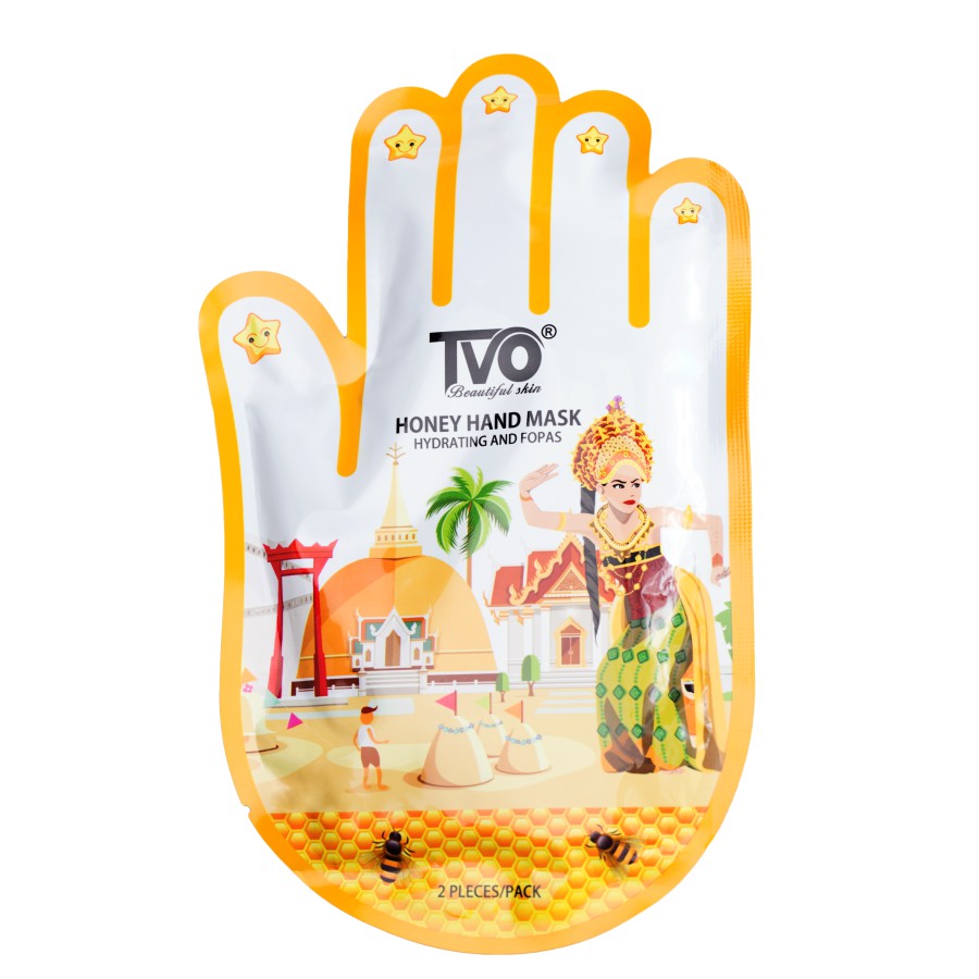 Фото Доглядова косметика Маска-рукавички для рук з екстрактом меду TVO CMD-122