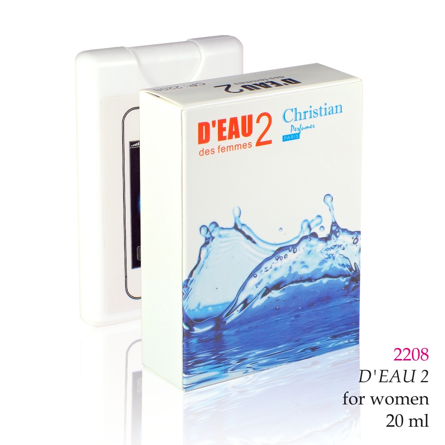 Фото Жіноча парфумерія D'EAU 2 Парфумована вода для жінок Christian 20 ml 2208