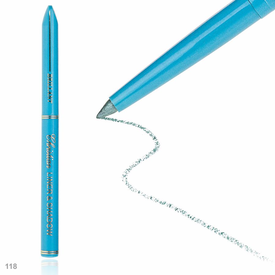 Фото Декоративная косметика Контурный механический карандаш для глаз Christian U-11 № 118 Peacock blue