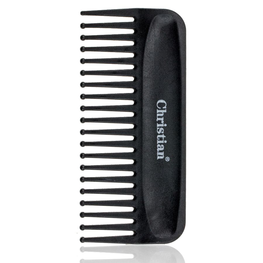 Фото Інструменти та аксесуари Гребінець для волосся карбоновий рідкозубий Christian CLR-318