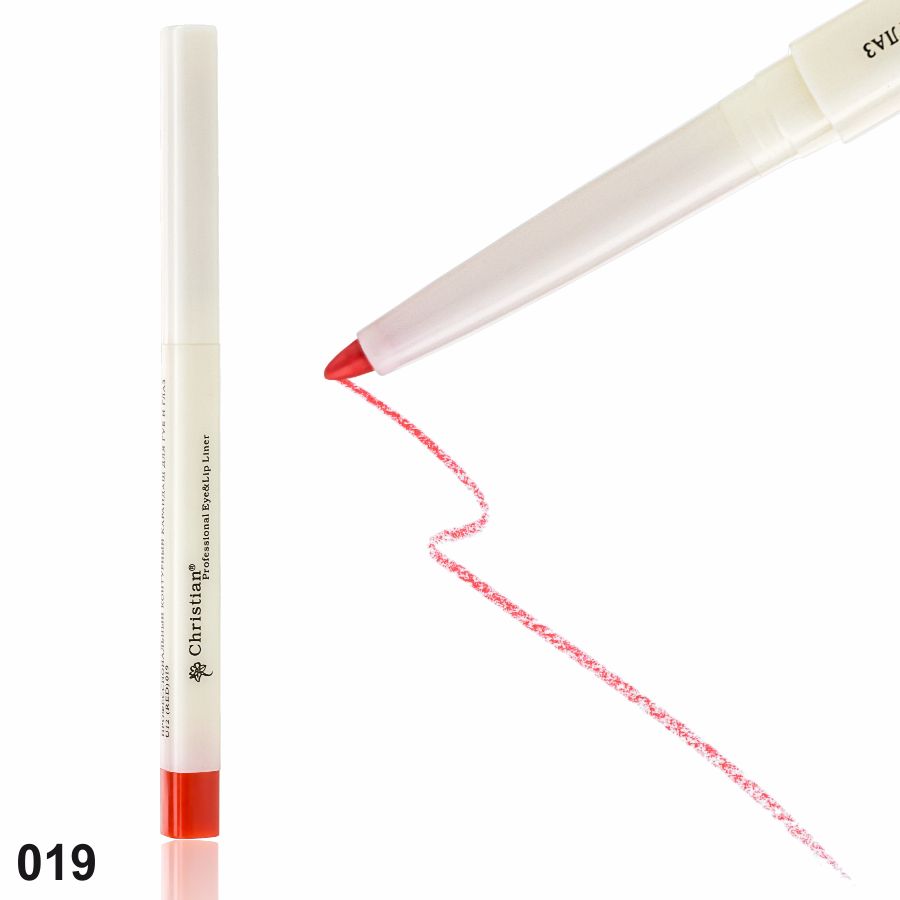 Фото Декоративная косметика Автоматический карандаш для губ Christian U-12 № 19 Red