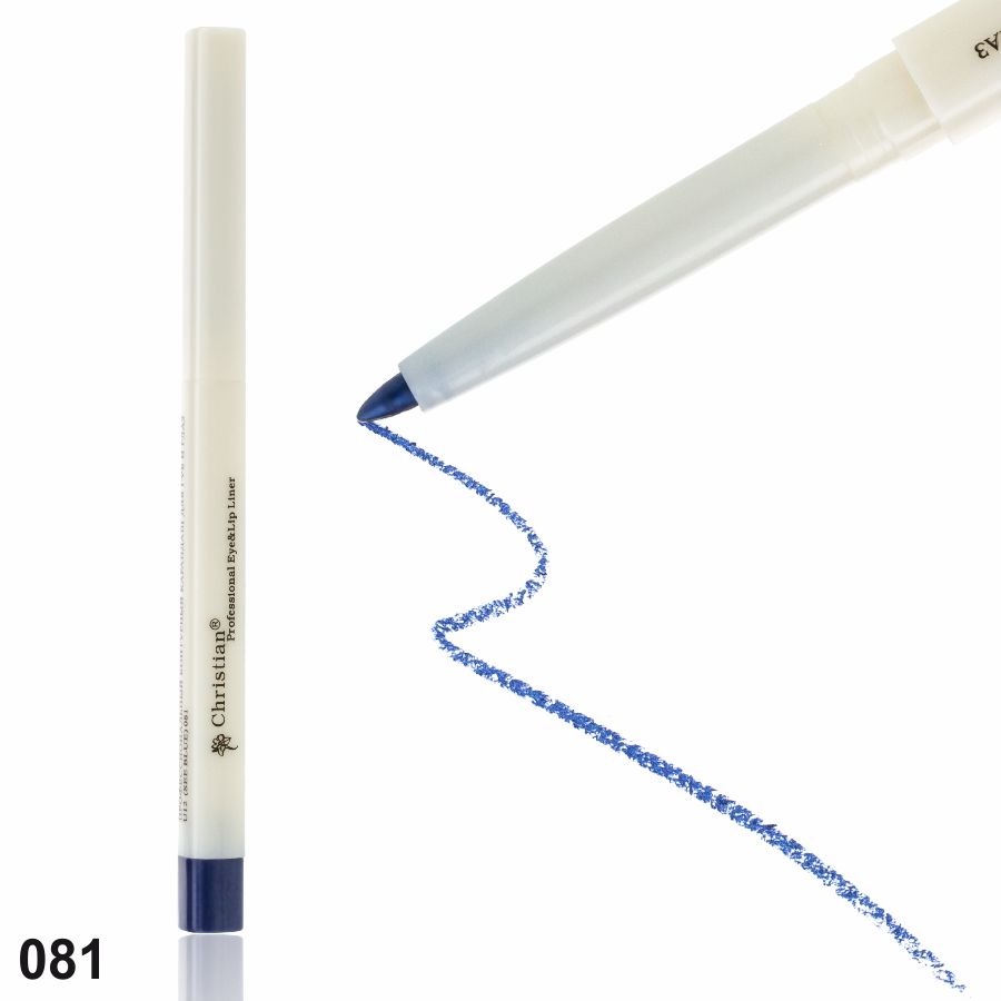 Фото Декоративная косметика Автоматический карандаш для глаз Christian U-12 № 81 Sea blue
