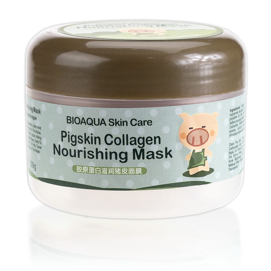 Фото Доглядова косметика Маска для обличчя колагенова Pigskin Collagen (живильна) 100 g CMD-097