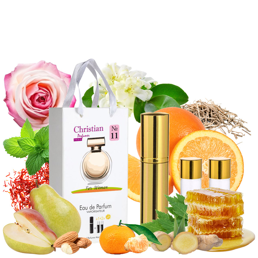 Фото Подарункові набори парфумерії Набір парфумерії для жінок 3x12 ml Christian K-155w №11 за мотивами 
