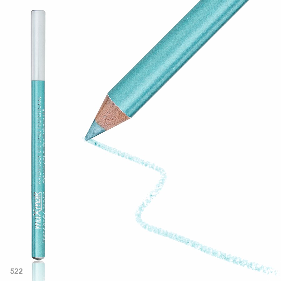 Фото Карандаши для глаз и губ Водостойкий карандаш для глаз maXmaR mc-001 № 522