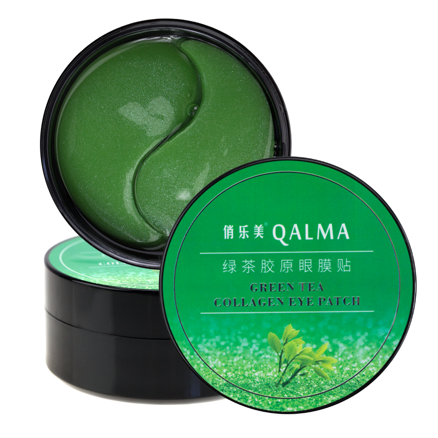 Фото Доглядова косметика Гідрогелеві патчі під очі Qalma з екстрактом зеленого чаю та колагену CMD-147