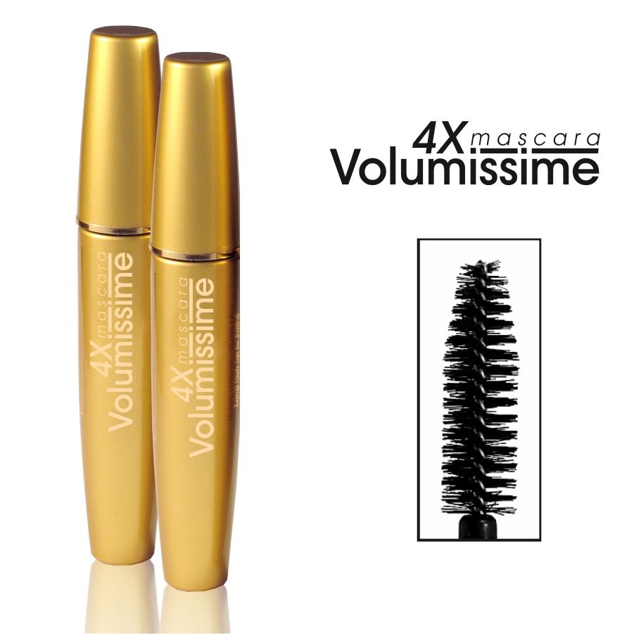 Фото Туш для вій Туш для вій об'ємна Gold Mascara Volumissime 4 maXmaR MM-0422