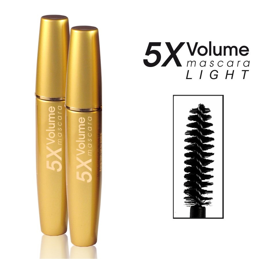 Фото Туш для вій Туш для вій Gold Mascara Volume 5 X об'ємна maXmaR Volume5 X L