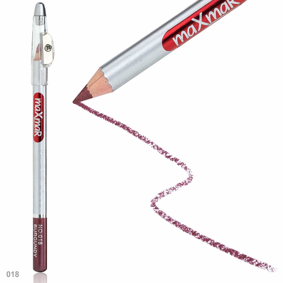 Фото Олівець для очей Олівець для губ з точилкою maXmaR mc-004 № 18