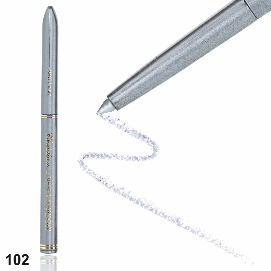 Фото Декоративная косметика Контурный механический карандаш для глаз Christian U-11 № 102 Silver