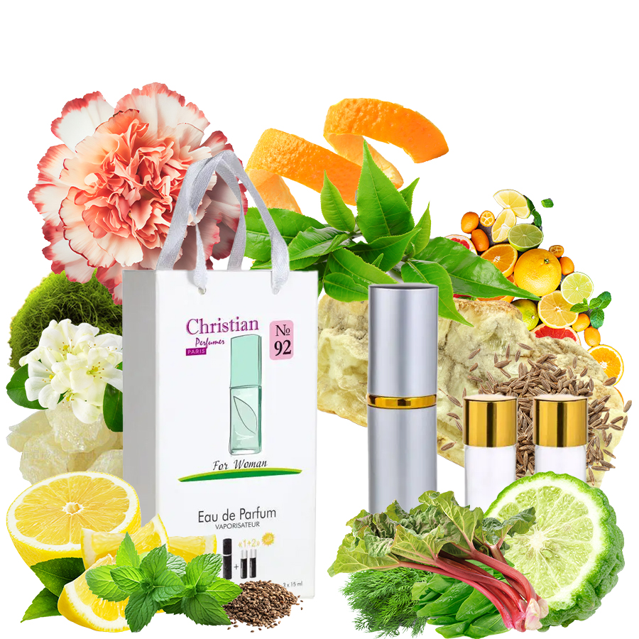 Фото Подарочные наборы парфюмерии Набор парфюмерии для женщин 3x12 ml Christian K-155w № 92 по мотивам "Green Tea" ARDEN