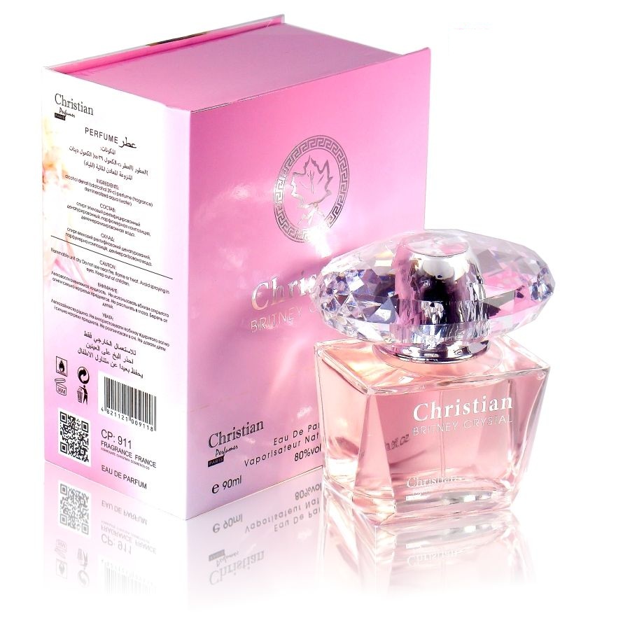 Фото Жіноча парфумерія BRIGHT CRYSTAL Парфумована вода для жінок Christian (подарункова коробка) 90 ml (2) 911