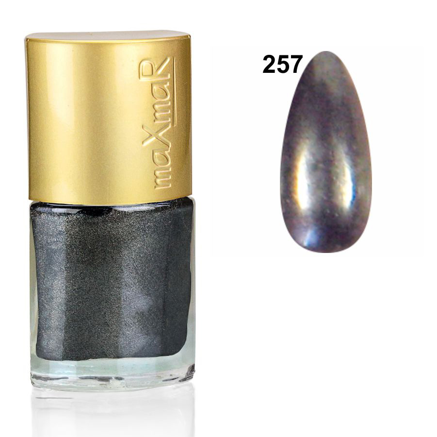 Фото Лак для ногтей Лак для ногтей Metal colors maXmaR 9 ml MN-07/Metall № 257