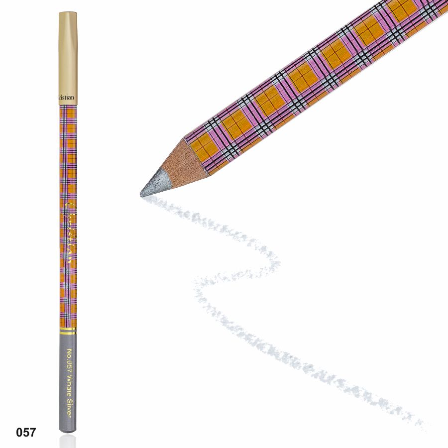 Фото Декоративна косметика Олівець для очей Christian CH-4 №57 White silver