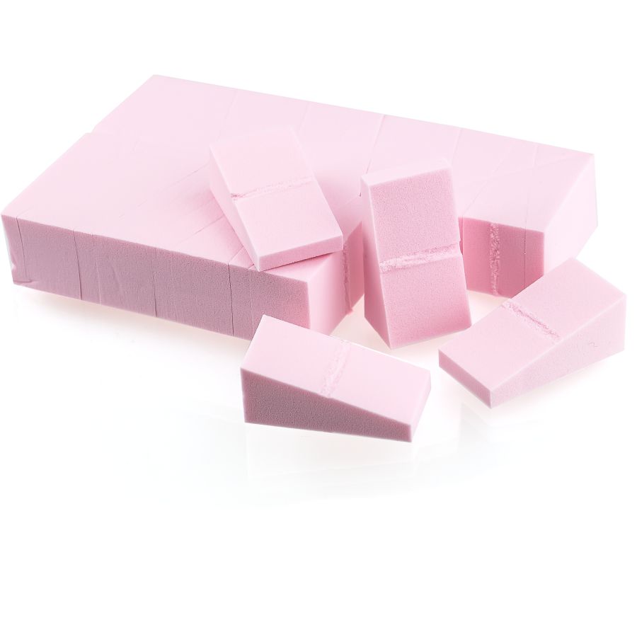 Фото Инструменты и аксессуары Спонж сегментированный для макияжа (мелкопористый латекс) Light Pink Christian CSP-701