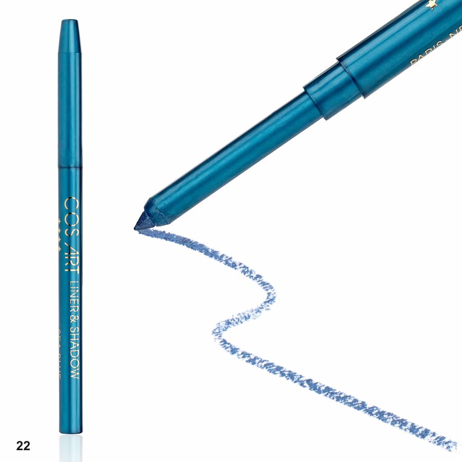 Фото Декоративна косметика Контурний механічний олівець для очей та губ Sea Blue (морська хвиля) ART № 22