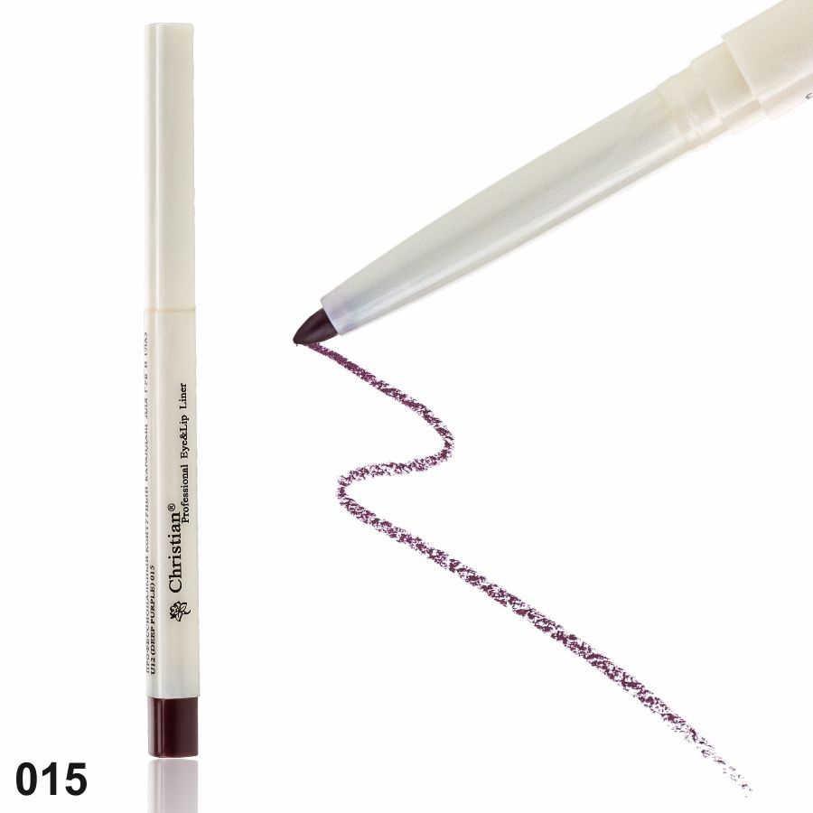 Фото Декоративная косметика Автоматический карандаш для глаз Christian U-12 № 15 Deep purple