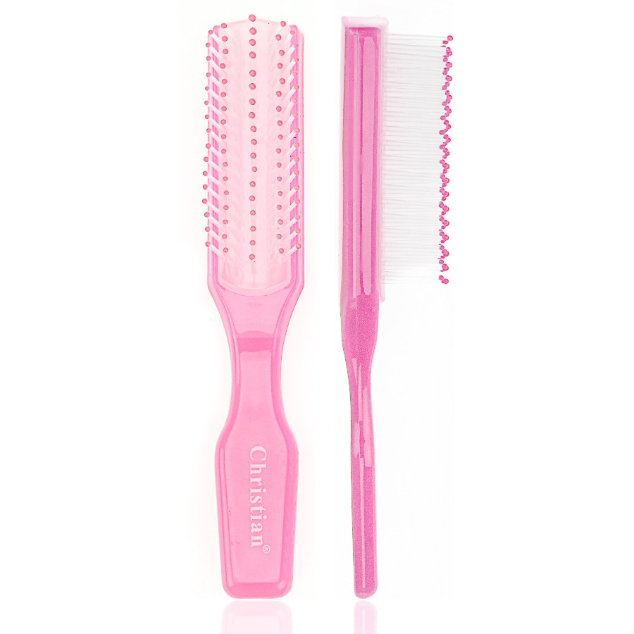 Фото Инструменты и аксессуары Расческа для расчесывания мокрых волос mini Christian CR-4236 Pink