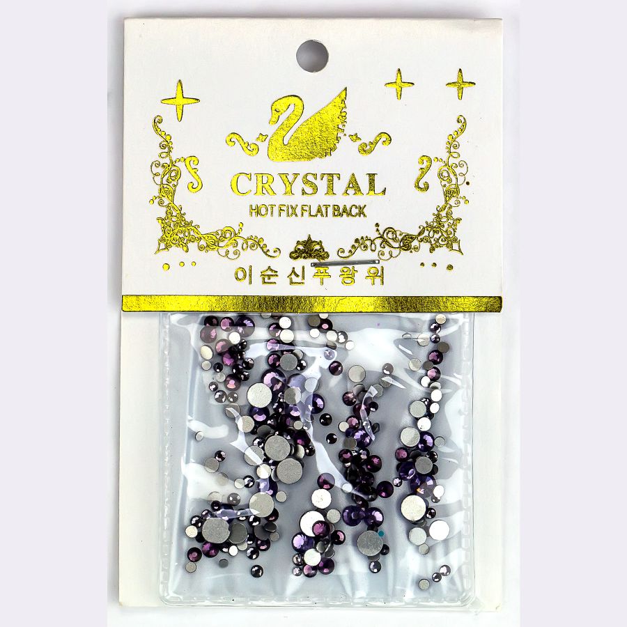 Фото Гелевые системы Набор декора для маникюра GC-69 светло фиолетовые кристаллы