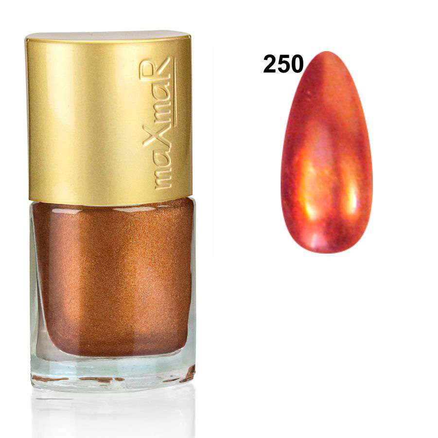 Фото Лак для ногтей Лак для ногтей Metal colors maXmaR 9 ml MN-07/Metall № 250