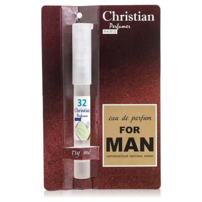 Фото Парфюмированная вода для мужчин 8 ml Christian K-8 № 32 по мотивам "Lacoste Essential" LACOSTE Christian