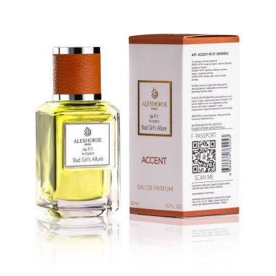Фото Парфумована вода для жінок Bad Girl's Allure ACCENT Alex Horse 50 ml AA-067 Alex Horse