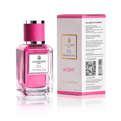 Фото Парфумована вода для жінок Feminine Fire ACCENT Alex Horse 50 ml AA-091 Alex Horse