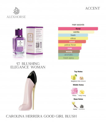 Фото Парфумована вода для жінок Blushing Elegance ACCENT Alex Horse 50 ml AA-057 Alex Horse