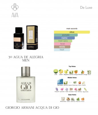Фото Нішевий парфумерний екстракт для чоловіків Agua de Alegrнa AVA-De Luxe NICHE PERFUME 100 ml AD-30 