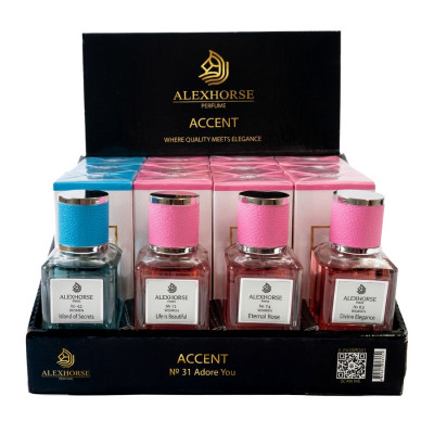 Фото Set № 5 Парфумована вода ALEX HORSE ACCENT 12 × 50 ml+4 tester Alex Horse