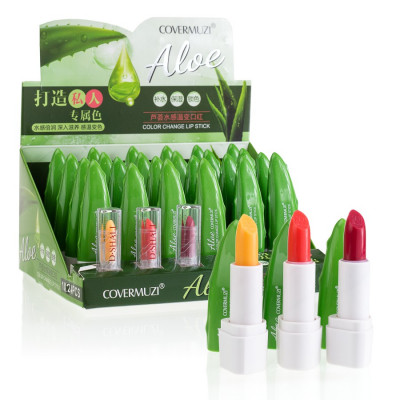 Фото Гигиеническая губная помада Color Lip Stick Covermuzi Aloe 2088 