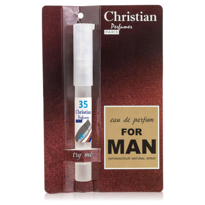 Фото Парфюмированная вода для мужчин 8 ml Christian K-8 № 35 по мотивам "212 men" C. HERRERA Christian