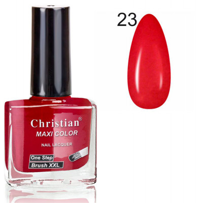 Фото Лак для ногтей с эффектом гель-лака Christian 11 ml NE-11/GEL № 23 Christian