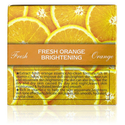 Фото Ночная осветляющая маска для лица с экстрактом апельсина Fresh Orange 100 g CMD-102 Lusidina