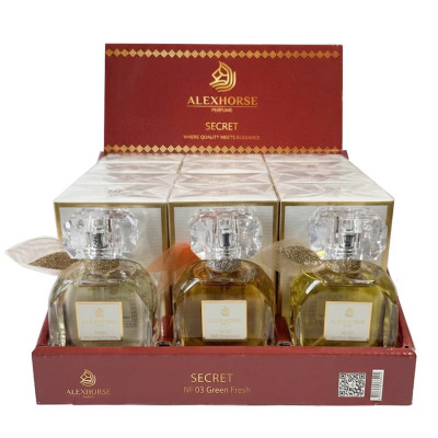 Фото Set № 2 Парфумована вода ALEX HORSE SECRET 12 × 50 ml+3 tester Alex Horse