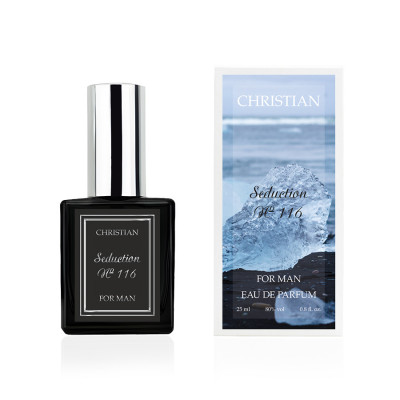 Фото Парфюмированная вода для мужчин «Seduction» Christian 25 ml K-25 № 116 Christian