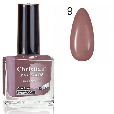 Фото Лак для ногтей с эффектом гель-лака Christian 11 ml NE-11/GEL № 09 Christian