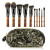 Фото Набор кистей для макияжа с бамбуковыми ручками в косметичке (10 кисточек) maXmaR MB-319 maXmaR