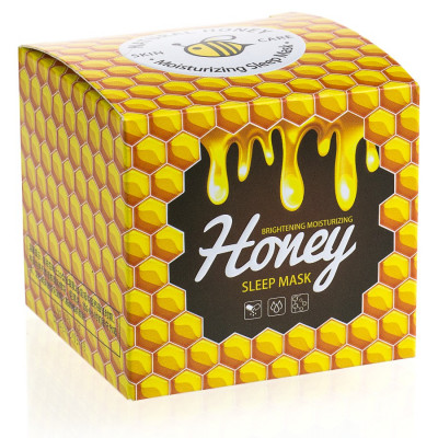 Фото Ночная увлажняющая маска для лица с экстрактом меда Natural Honey 100 g CMD-103 XUEQIER