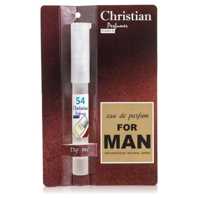 Фото Парфюмированная вода для мужчин 8 ml Christian K-8 № 54 по мотивам "Egoiste Platinum" CHANEL Christian