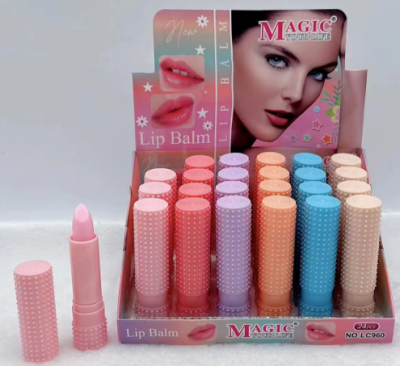 Фото Бальзам для губ проявляющийся светло-розовый оттенок (уп-mix-24шт) LC-960 