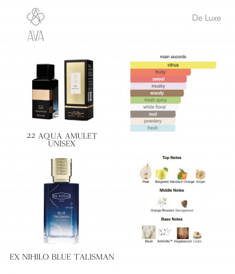 Фото Нішевий парфумерний екстракт унісекс Aqua Amulet AVA-De Luxe NICHE PERFUME 100 ml AD-22 