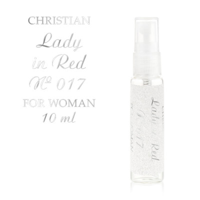 Фото Парфюмированная вода для женщин «Lady in Red» Christian 10 ml K-10 № 017 Christian