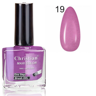 Фото Лак для ногтей с эффектом гель-лака Christian 11 ml NE-11/GEL № 19 Christian