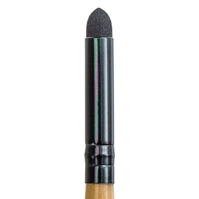 Фото Двусторонняя скошенная кисть для макияжа бровей и спонж для растушевки карандаша maXmaR MB-144 maXmaR