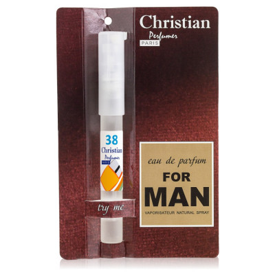 Фото Парфюмированная вода для мужчин 8 ml Christian K-8 № 38 по мотивам "Happy for men" CLINIQUE Christian