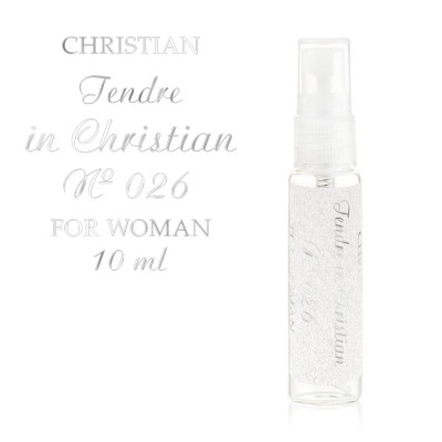 Фото Парфюмированная вода для женщин «Tendre in Christian» Christian 10 ml K-10 № 026 Christian