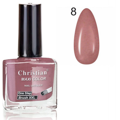Фото Лак для ногтей с эффектом гель-лака Christian 11 ml NE-11/GEL № 08 Christian