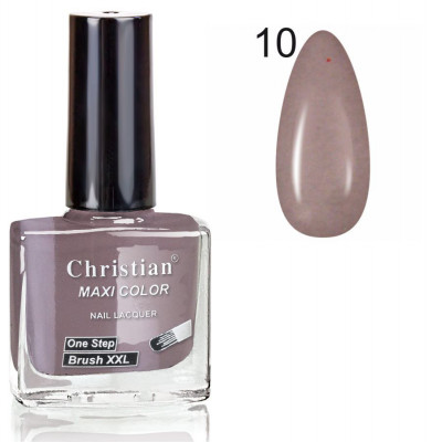 Фото Лак для ногтей с эффектом гель-лака Christian 11 ml NE-11/GEL № 10 Christian
