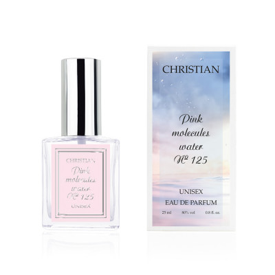 Фото Парфюмированная вода унисекс «Pink molecules water» Christian 25 ml K-25 № 125 Christian